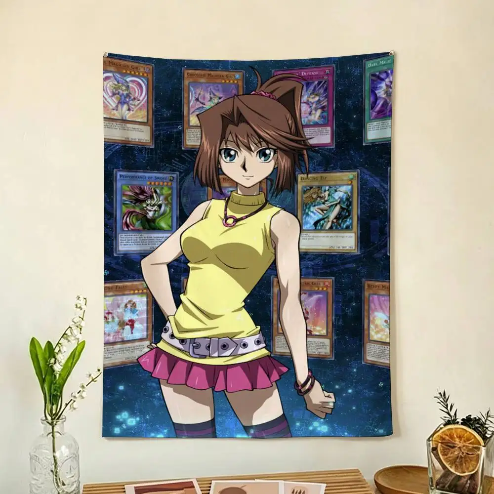 Anime Yu-Gi-Oh T-Tea Gardner Tapestry Flags Wall Hanging Background Art Banner for Bedroom Home Outdoor Decor