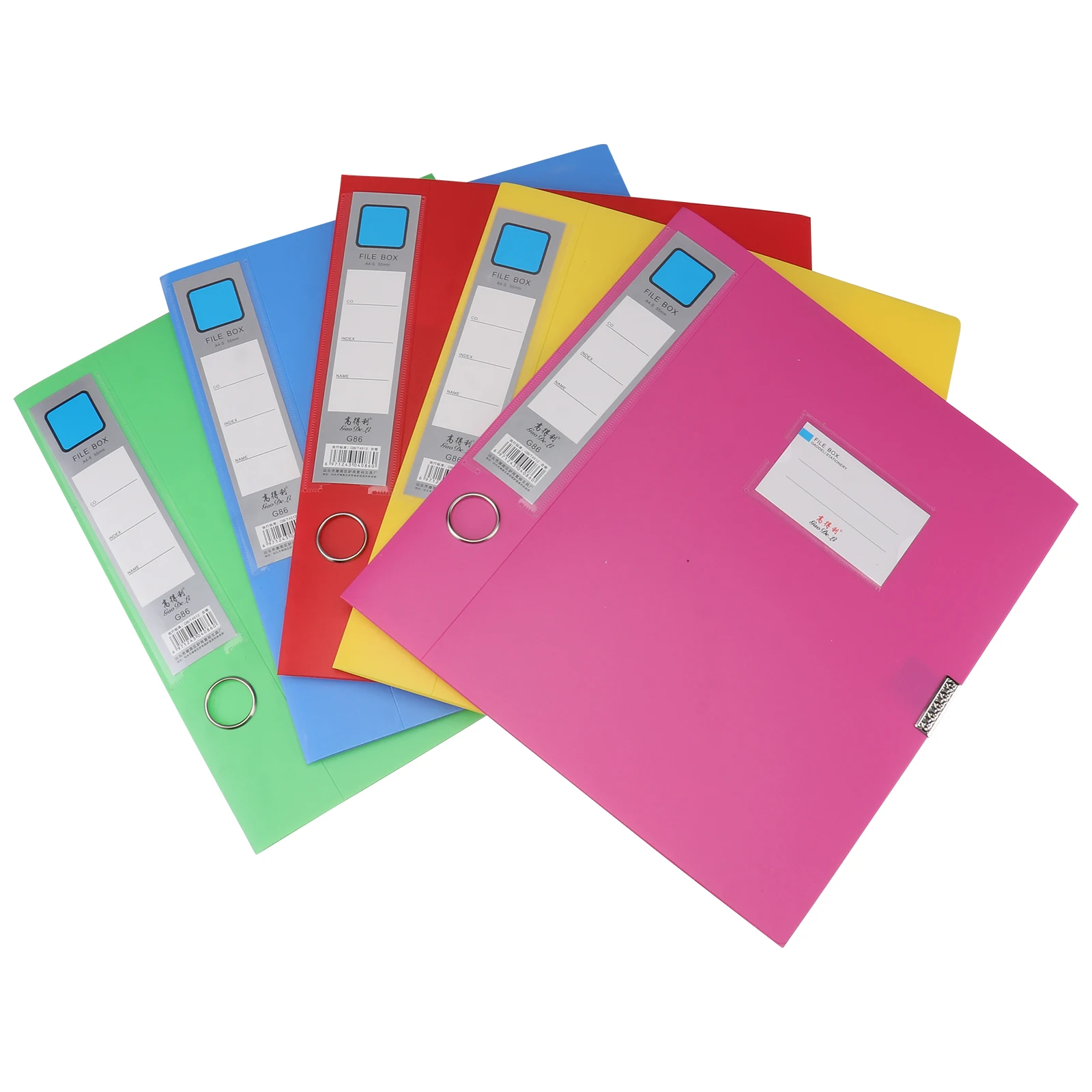 

5pcs Document Holder File Document Holder Storage Box Magazine File Storage Stationary Container Office Home Use