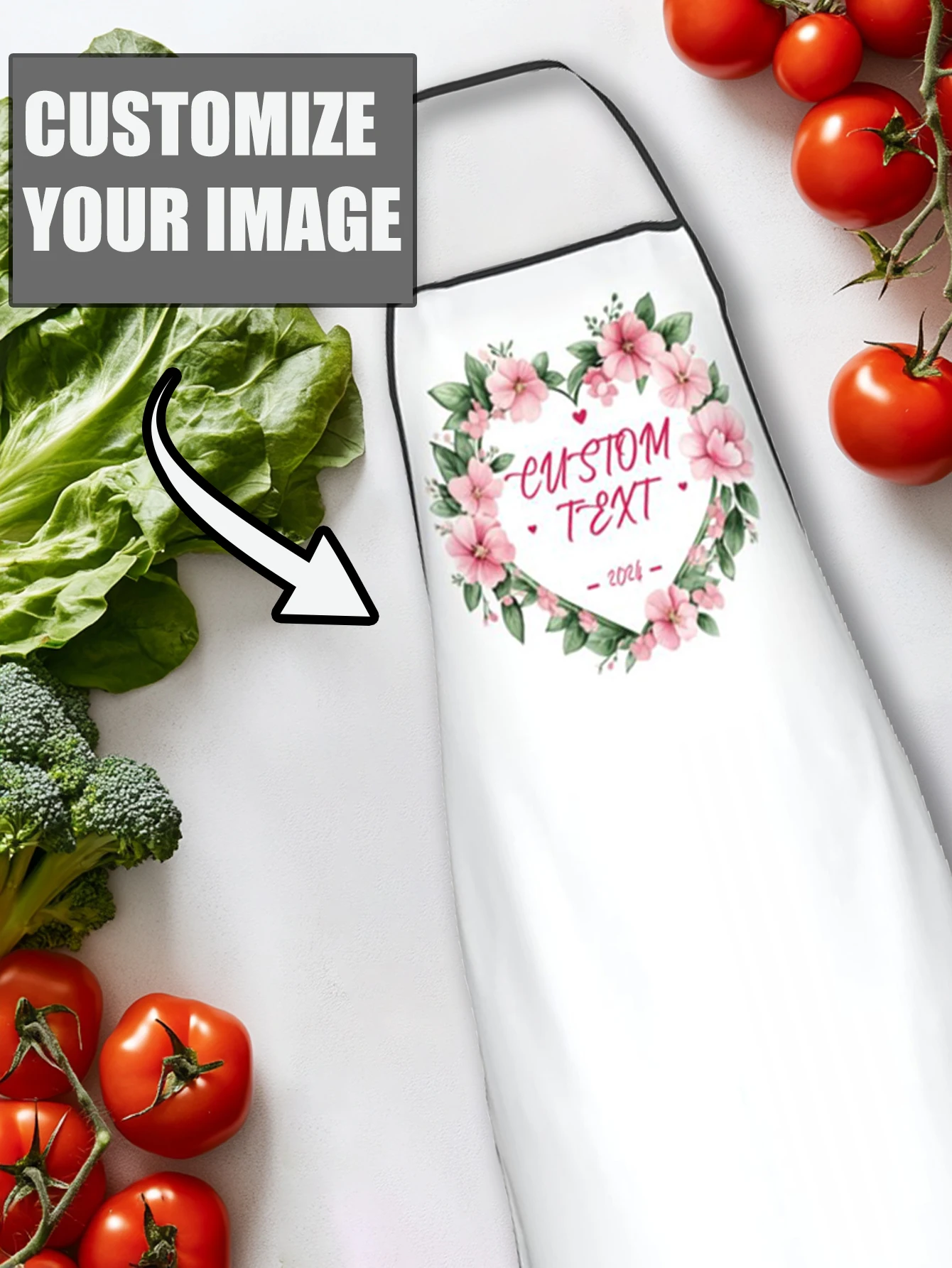 مخصص طباعة النص الرجال المطبخ المئزر التوقيع مآزر المطبخ المنزل الخبز الملابس #1