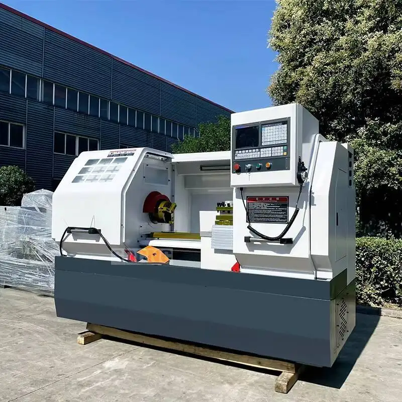 지멘스 파누크 컨트롤러 미니 CNC 선반 기계 Gsk Ck6140 수평형 플랫 베드 구조 220V 전압 새 제품