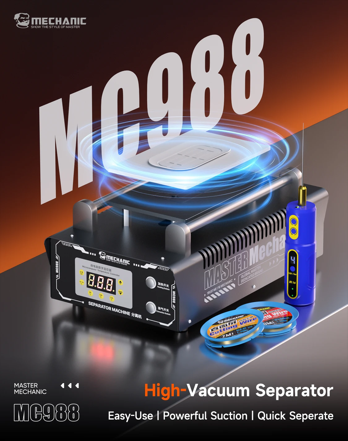 Mecánico MC988 bomba de vacío  - Screen Separator Machine reseña y precio