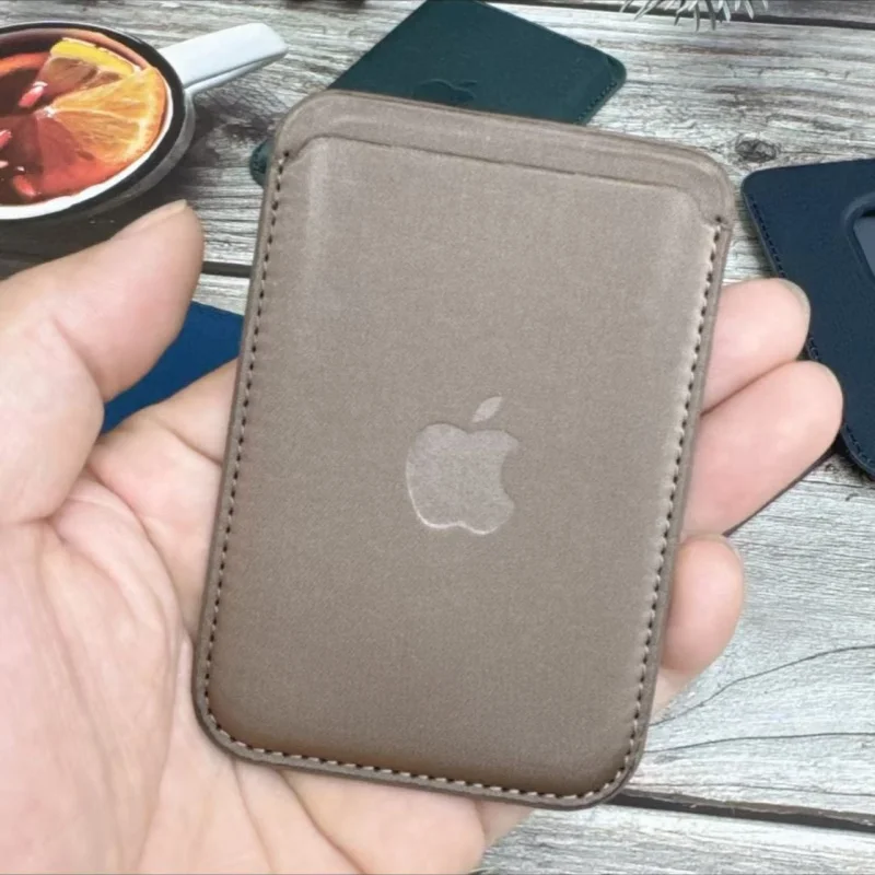 Offical Finewoven Card Wallet Case For iPhone 15 16 17 Pro Max Plus For Apple Magsafe 13 14 Pro Strong Magnetic Covers With Box