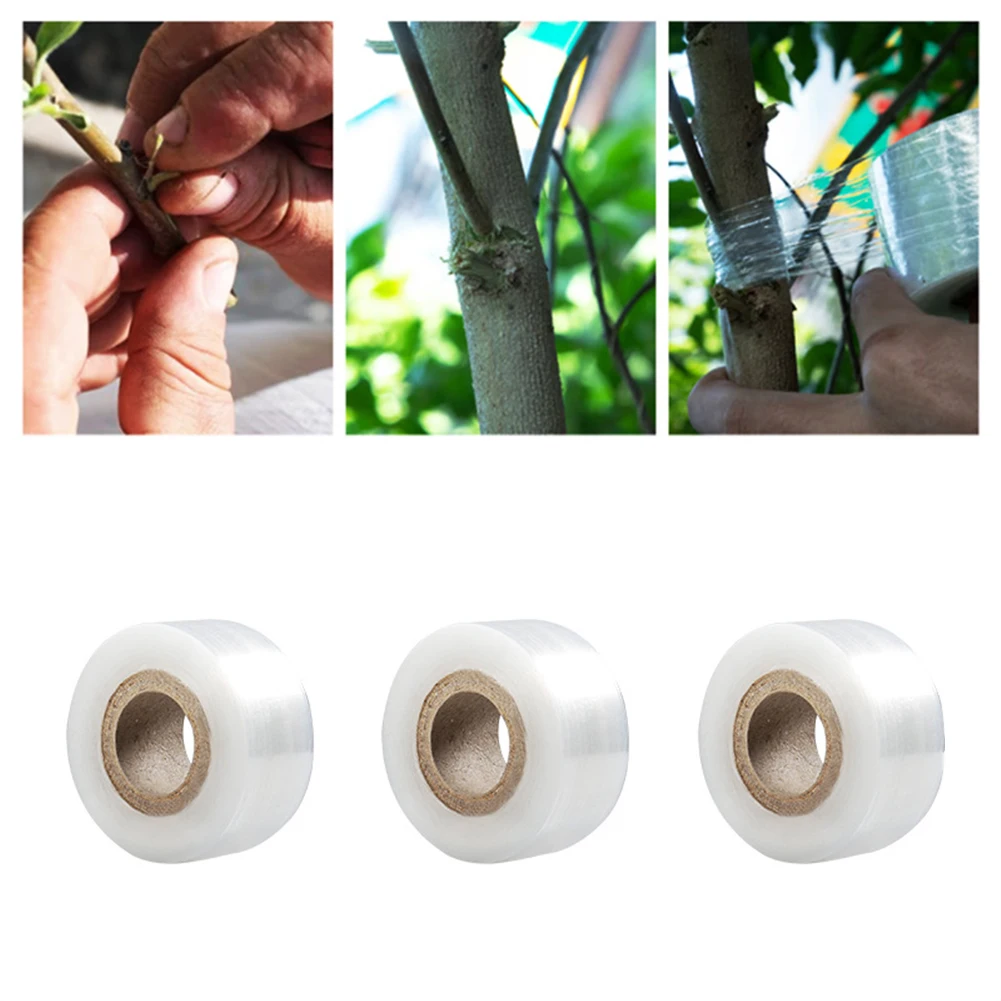 Grafting Tape Plant Repair Budding Tape Garden Nursery Moisture Barrier Stretchable Film for Fruit, Floral and Tree