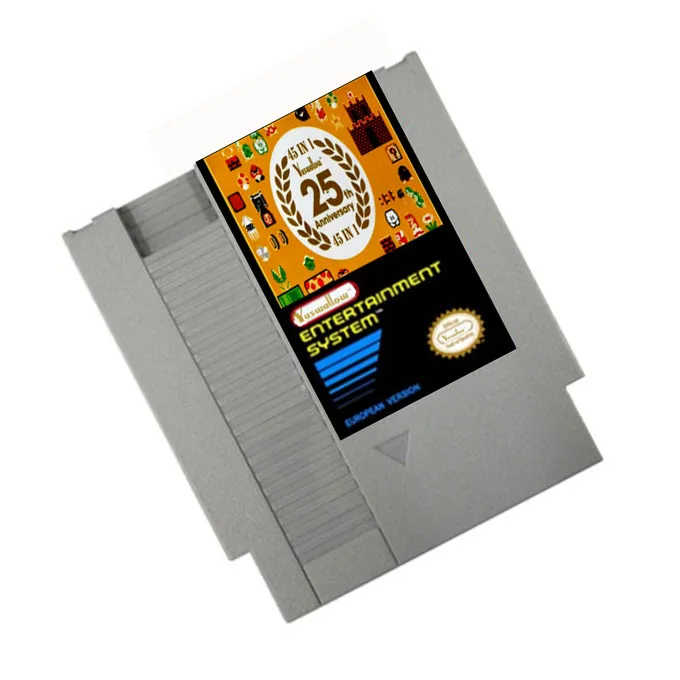 Batteria salva SMB 45 in 1 Remix 72 pin cartuccia di gioco per Console NES