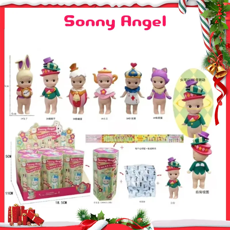 Sonny Angel In Wonderland Series Blind Box Toys Doll Cute Anime Action Figure Ornaments Figurines Dolls Desktop Home Decor Gifts