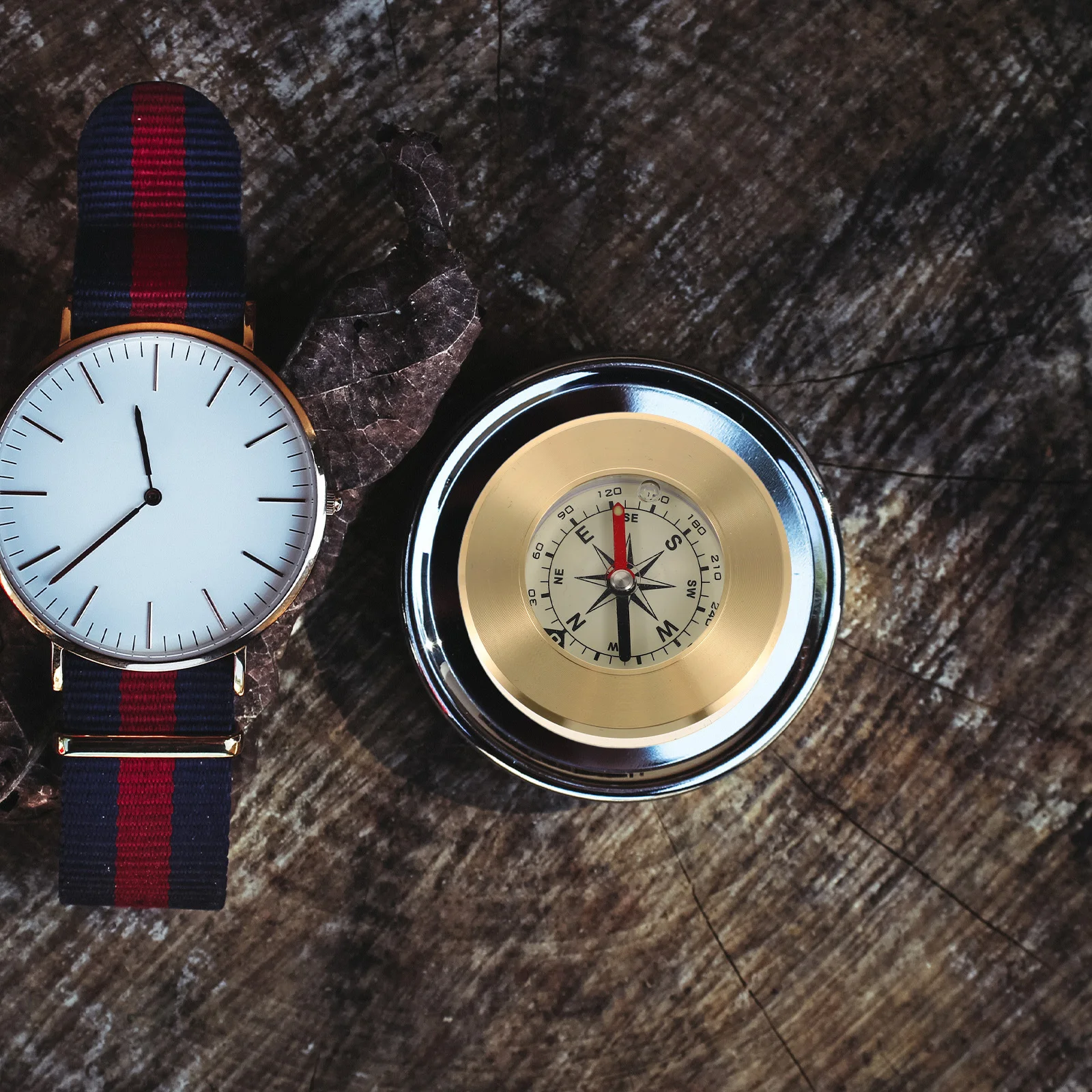 

Portable Copper Compass Hiking Boating Camping Navigation Tool Waterproof Durable Outdoor Marine Compass Compasses for Hiking