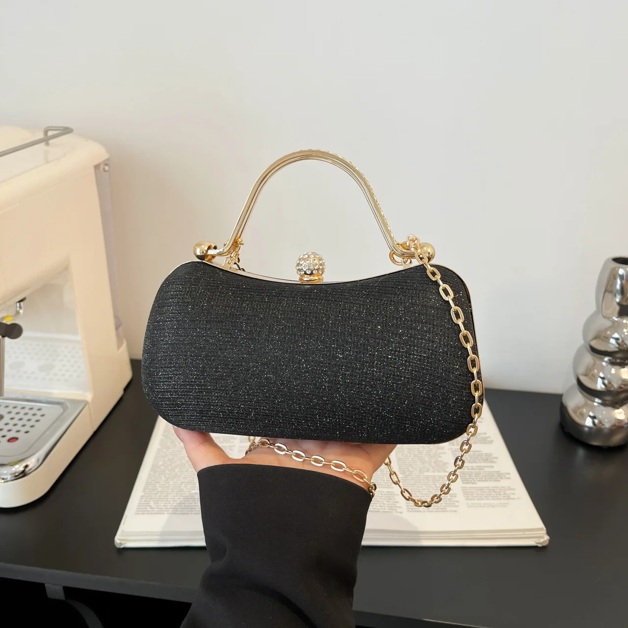 حقيبة كتف واحدة حقيبة عشاء كاجوال حقيبة يد حقيبة صندوقية