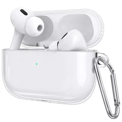 Doorzichtige Zachte TPU-Oortelefoonhoes Met Draagriem Voor Airpods Pro 2 2022 2e Generatie Airpods 3 2 1 3e Generatie Hoes Accessoires