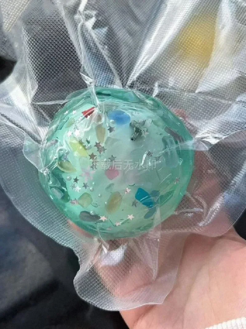 Crispy Squishy Ball Cracking Wax Crunchy Shatter Stress Ball ASMR Satisfying Pop Sound Anti Stress Relief Fidget Toys for Adults