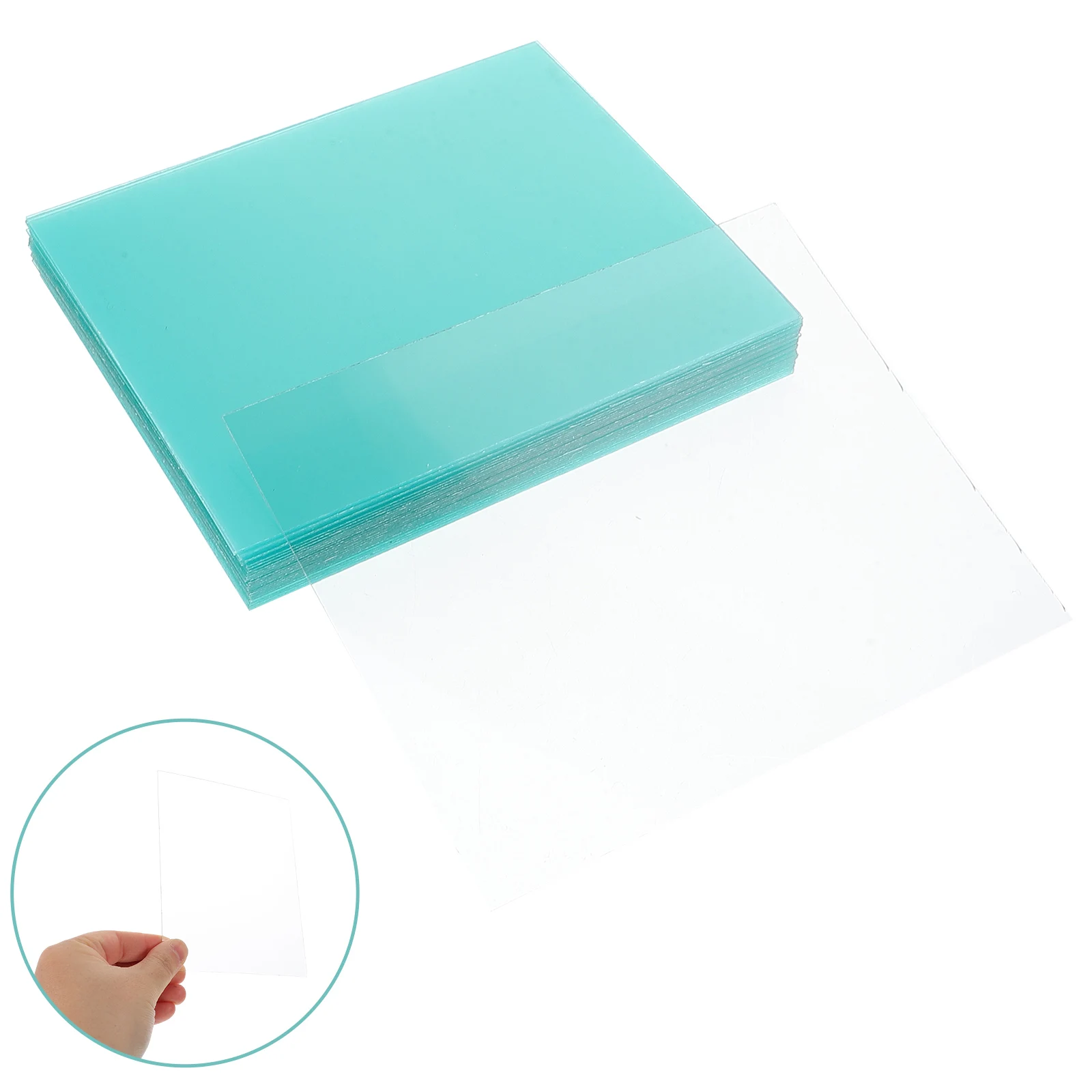 30pcs Welding Clear Lens Replacement Durable Pc Material Universal Fit For Auto Darkening Helmets Protective Cover