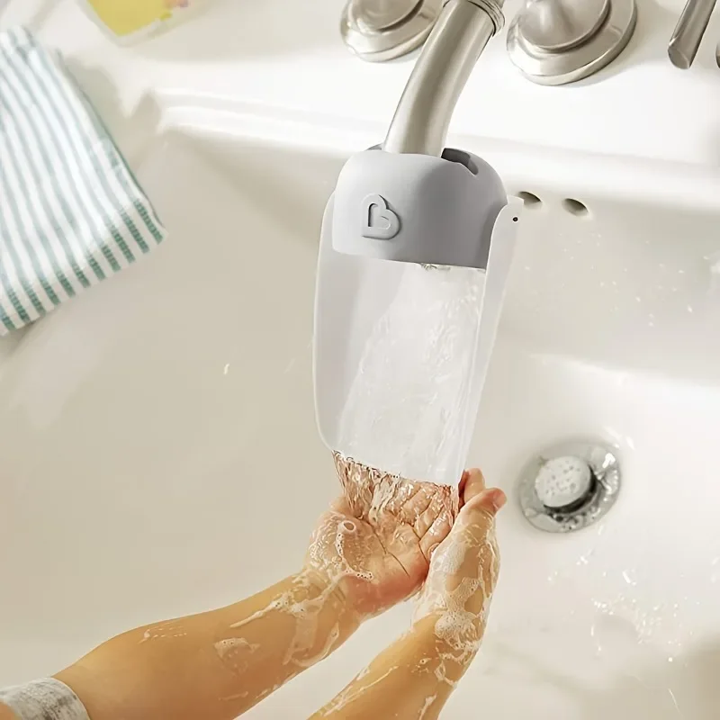 1pc Baby Hand Wash Aid Extender Faucet Extender Adjustable Angle Faucet