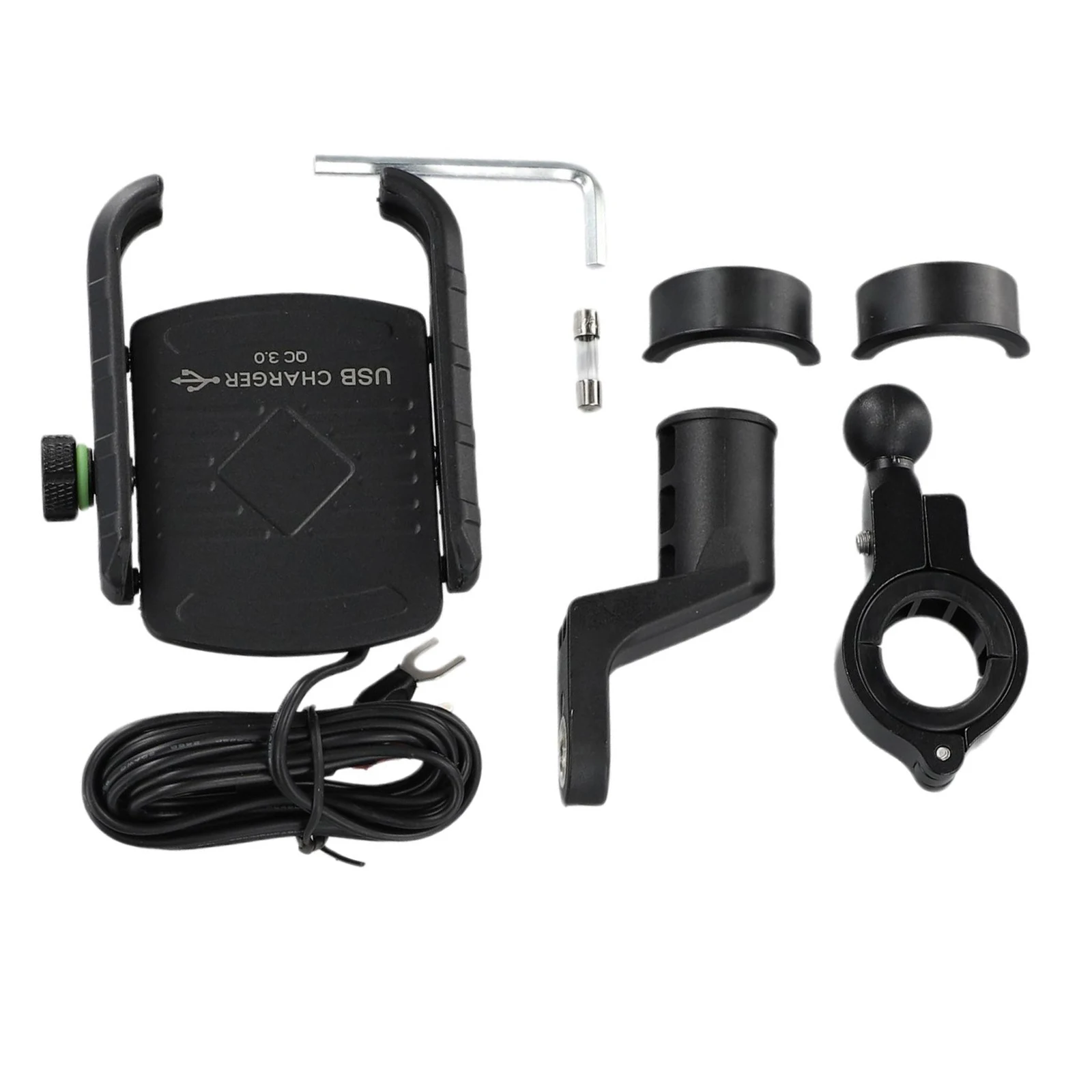 Wireless Charger Motorcycle Accessories Motorcycle Wireless Phone Holder USB C Charger Handlebar Mount  Wireless