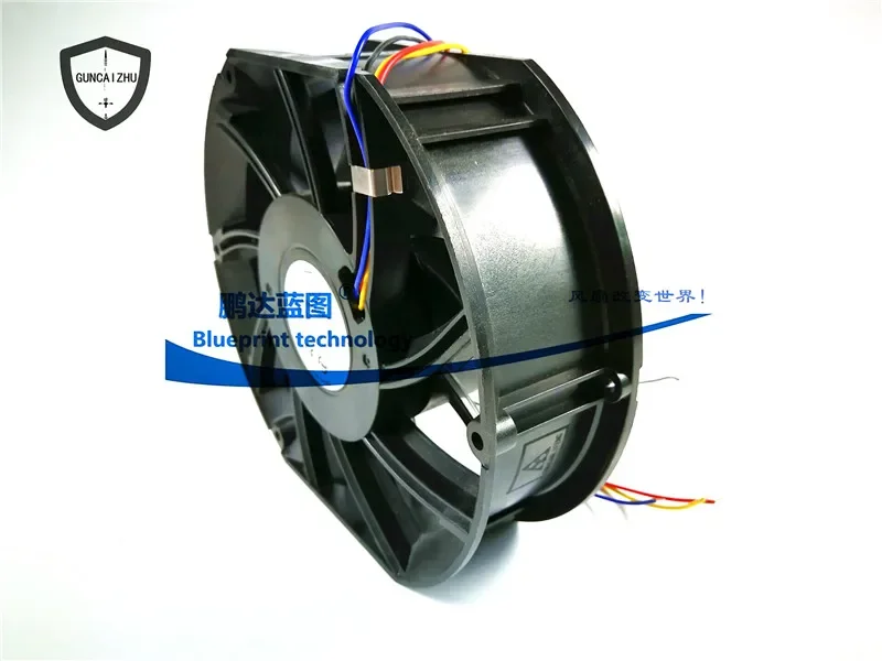 17251 17cm Semicircle Industrial Chassis 24V 1.7a PWM Temperature Control Violent Inverter Cooling Fan