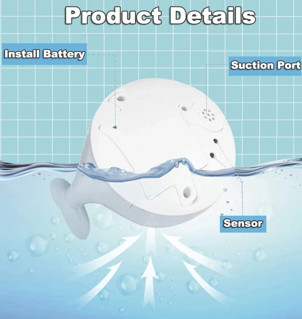 New Automatic Sensing Water Spray Little Whale Children's Bathroom Playing Water Shower Toy 7 cores Luzes Prevenir Eletricidade