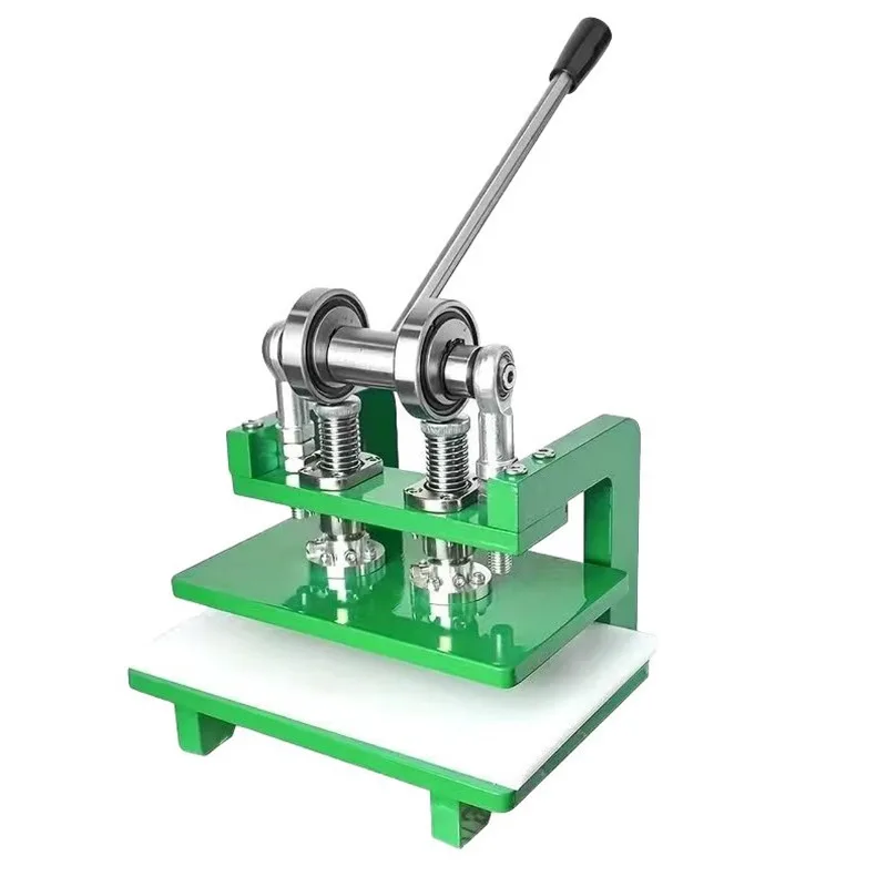 Leather Cutting Machine Leather Hand Press Dual Guide Shafts Die Cut Machine for Leathercraft DIY Various Materials Die Cutting