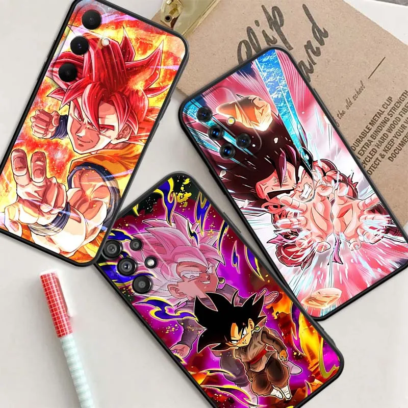 Чехол для телефона Super D-Dragons Balls с мультяшным рисунком для Samsung A73 A72 A71 A55 A54 A53 A52 A51 A13 A22 A16 A15 A05s A14 A05 A06 5G Черный