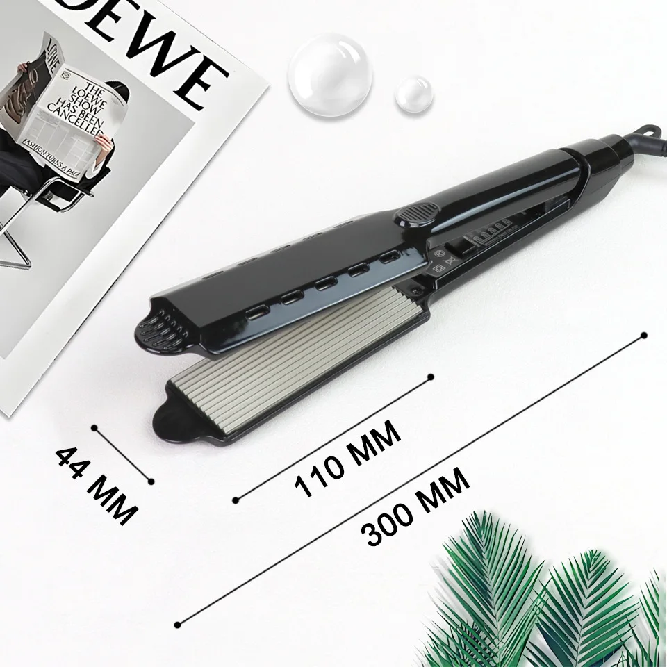 Professional Corn Wave Hair Crimper Salon Use Volumizing Hair Iron To Lift Hair Root High Cranial Top - view 3
