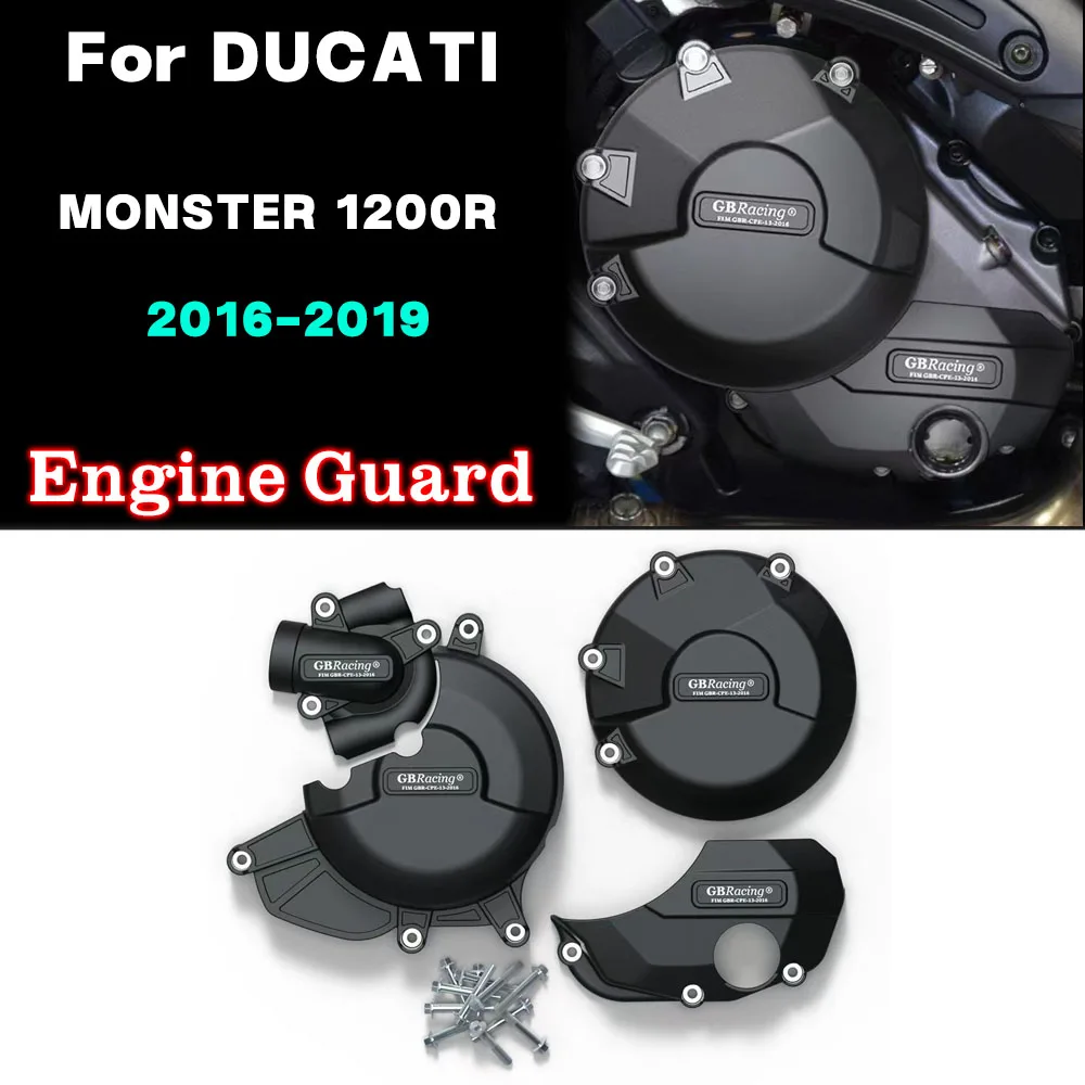 FOR DUCATI MONSTER 1200R 2016 2017 2018 2019 For GBRacing Motorcycles Engine Protective Cover