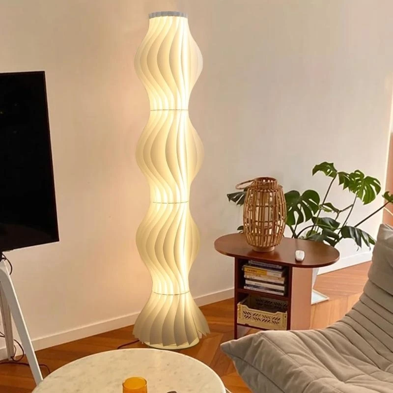 Modern LED Floor Light Standing Lamp Efficient Heat Dissipation Grass Skirt Floor Light For Reading Or Relaxing M4YD