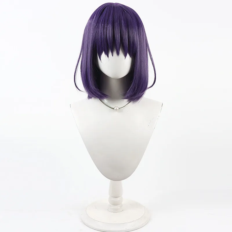 Anime Shion Goryokaku Cosplay Wig Halloween Carnival Party Props Synthetic Hair Heat Resistant Fiber + Wig Cap