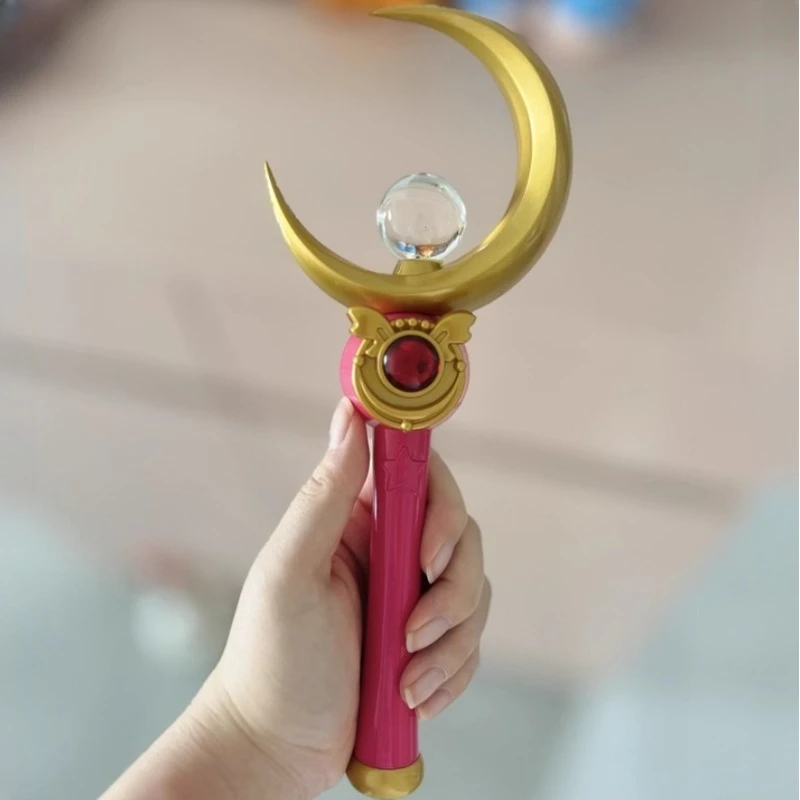 

Moon Magic Wand Cosplay Accessories Anime Movie Merchandise Cosplay Props Transformation Equipment Girl Warrior Brithday Gifts