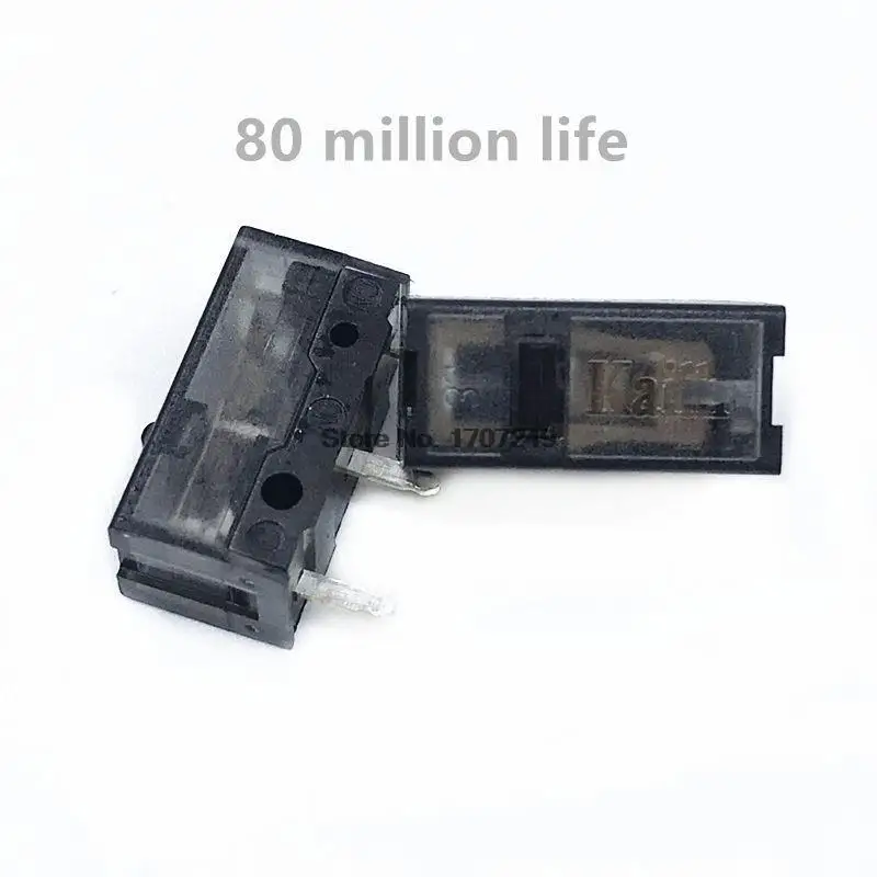 10Pcs - 1Pcs New Kailh Mouse Micro Switch GM8.0 Gold Contactor 80 Million Click Life 3Pin Computer Mouse left and right Button