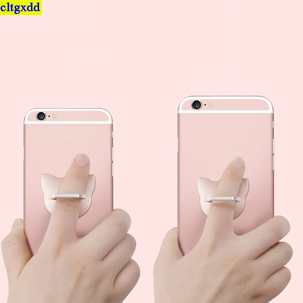 cltgxdd 2piece creative metal phone ring holder back sticker suitable for iPhone, Samsung smartphone universal holder new model