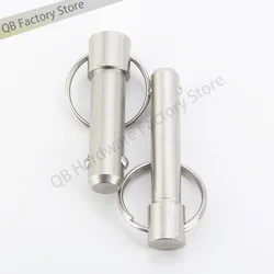 QB114 Stainless Steel Spring Type Ball Head Locking Pin Quick Release Locating Pins With Pull Ring Dia 5/6/8/10/12/16/20/25