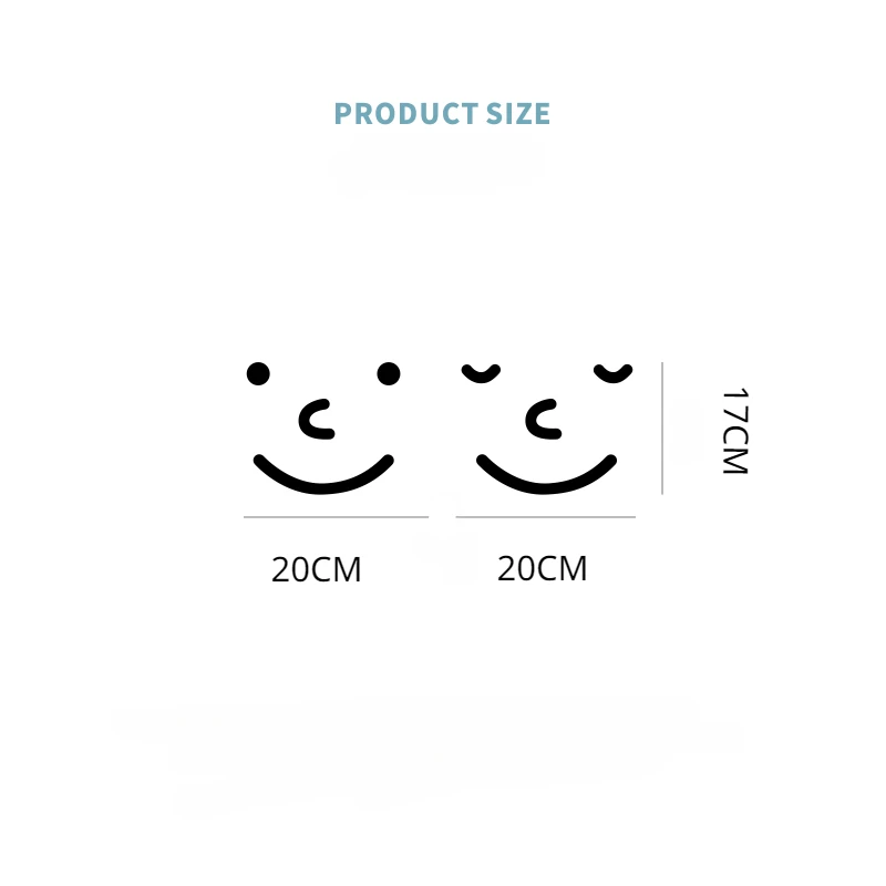 Smile Toilet Sticker for Bathroom Toilet Lid Backrest Door Funny Decoration Waterproof Decals Toilet Accessories