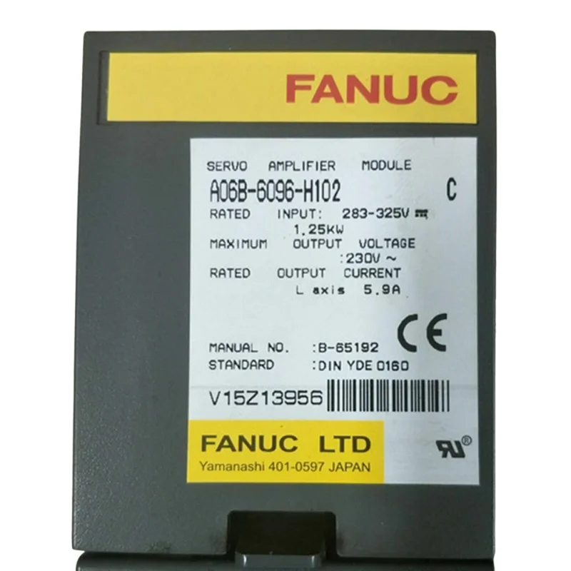 Fanuc A06B-6096-H102 Servo Amplifier Tested ok In Stock