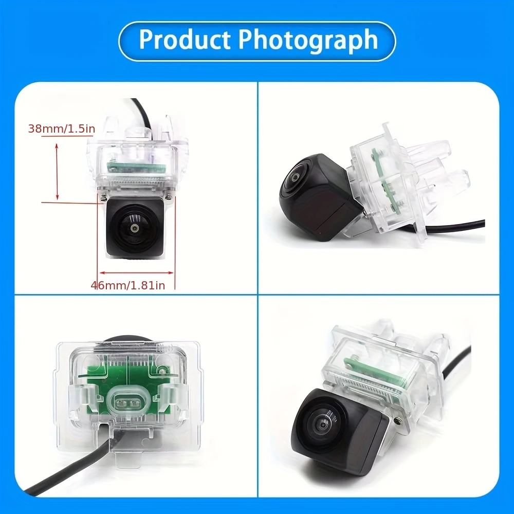 License Plate Camera Kit Car Rear View Reverse BackUp Parking Camera for Mercedes Benz MB E Class