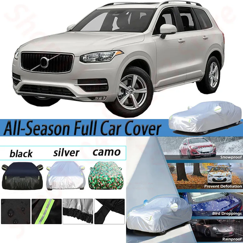 

Outdoor Waterproof Car Covers For Volvo XC90 Sun Shade Anti-UV Snow Rain Dust Resistant SUV Cover