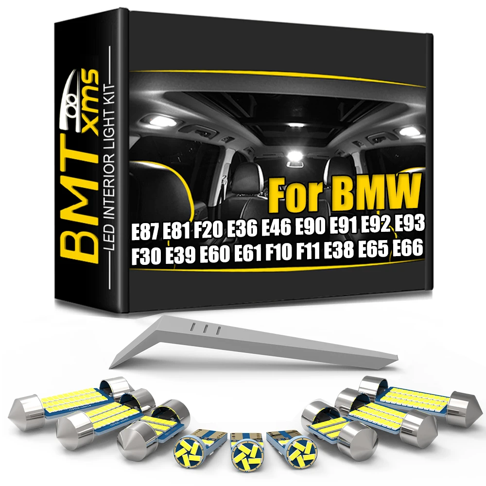 BMTxms For BMW E87 E81 E82 F20 E39 E46 E90 E91 E92 F30 E60 E61 F10 F11 X5 E53 E70 E83 F25 328i 2010 2012 2018 LED Interior Light