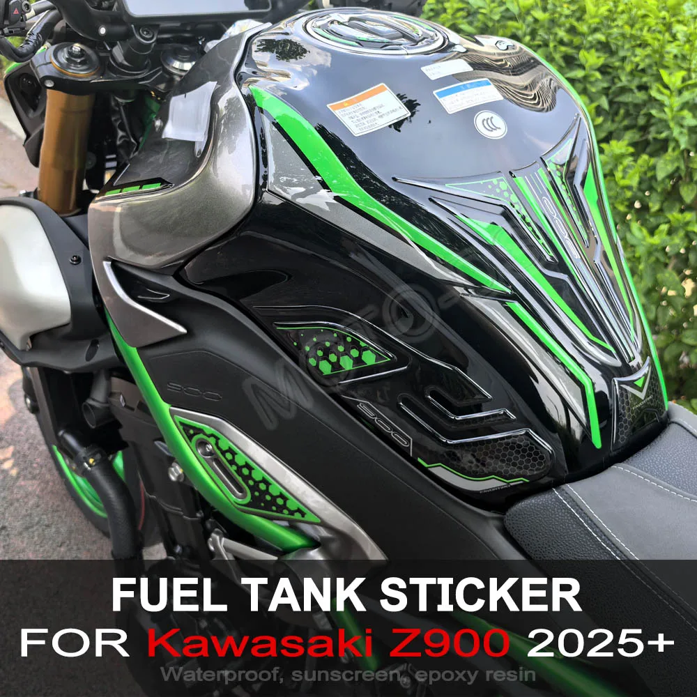 

Для kawasaki Z900 Z 900 SE мотоцикла 3D полимерный топливный бак, боковая защитная накладка, наколенники, наклейки, аксессуары z900 2025