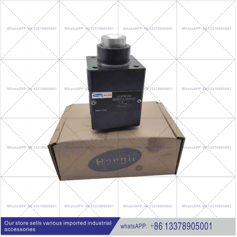 Válvula hidráulica Shanghai Lixin Hengli AF6EP-L3X/X1, válvula de aislamiento con manómetro AF6EP-L3X/X/2