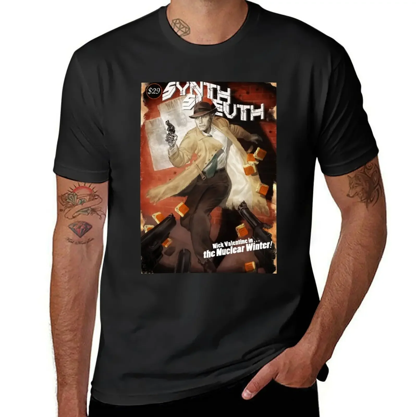 The Synth Sleuth! T-Shirt Personalized t-shirt shirts graphic vintage oversizeds sweat shirts, men