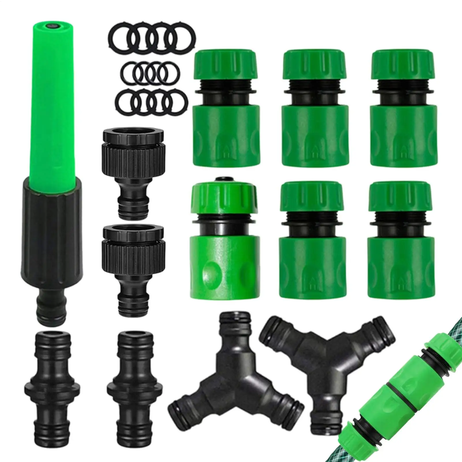 Garden Hose Connector Set 1/2
