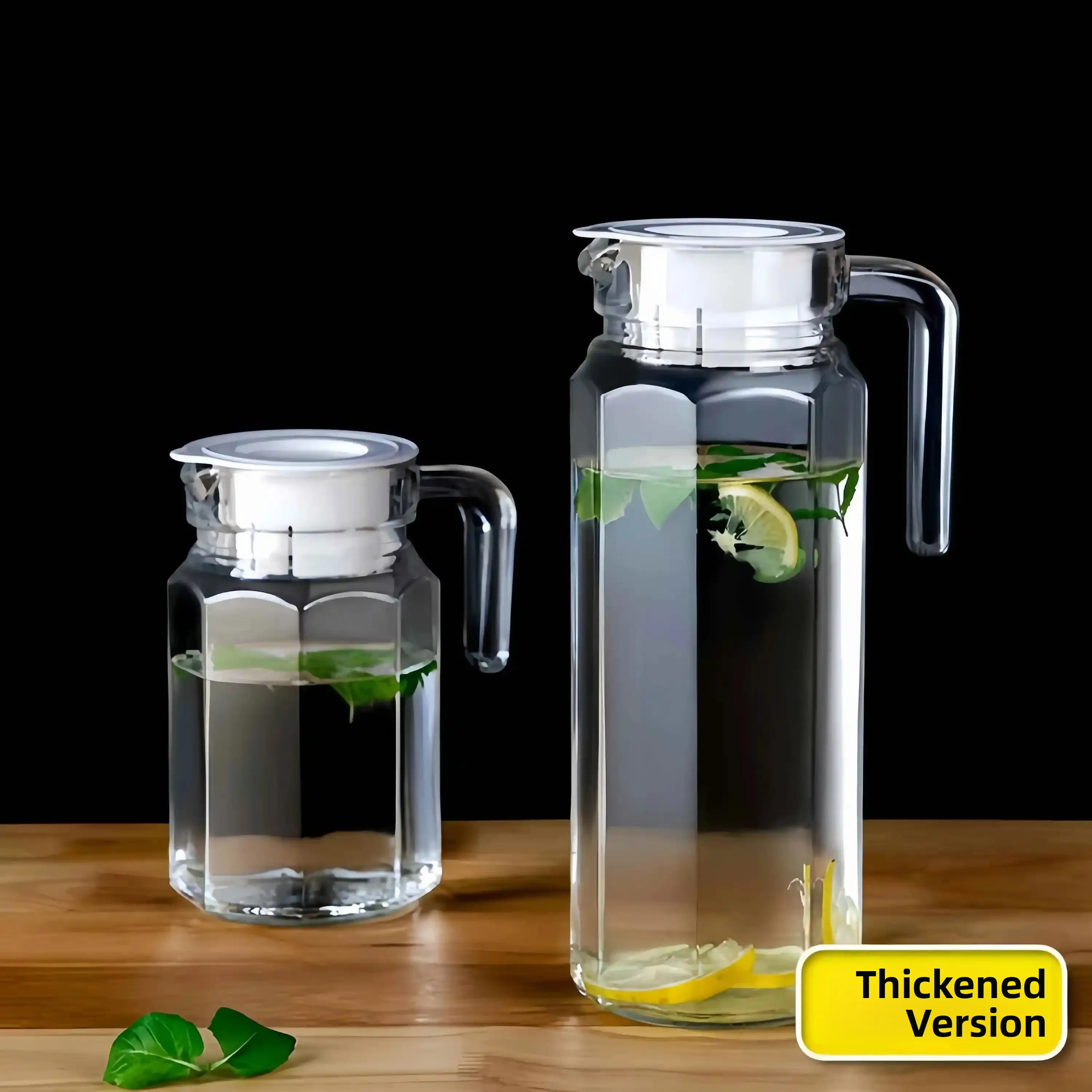 Heat Resistant Glass Water Bottle for Cold And Hot Water Cooling Tea And White Open Water European Style  Popular Element