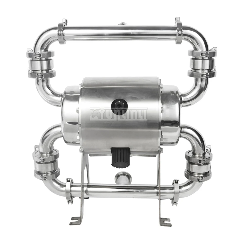 

Stainless Steel Air-operated Diaphragm Pump for Lab Medicine and Food Corrosion-Resistant and High-temperature Resistant