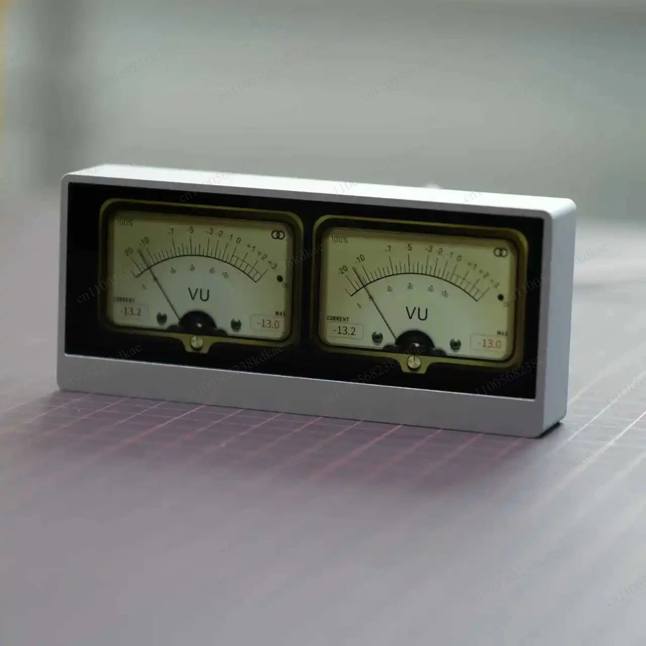 VU METER-46 Audio Spectrum Indicator With Simulated Pointer High Precision Desktop Clock Audio Level Meter Parts - view 2