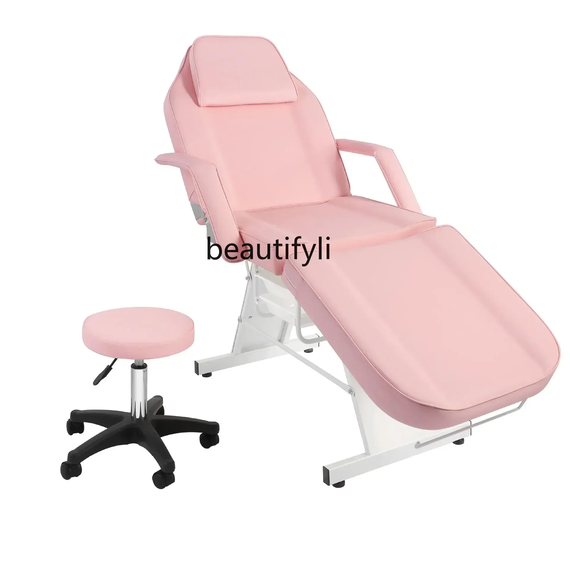 Massage Couch Facial Bed Beauty Chair with High Gas Rod Big Bench