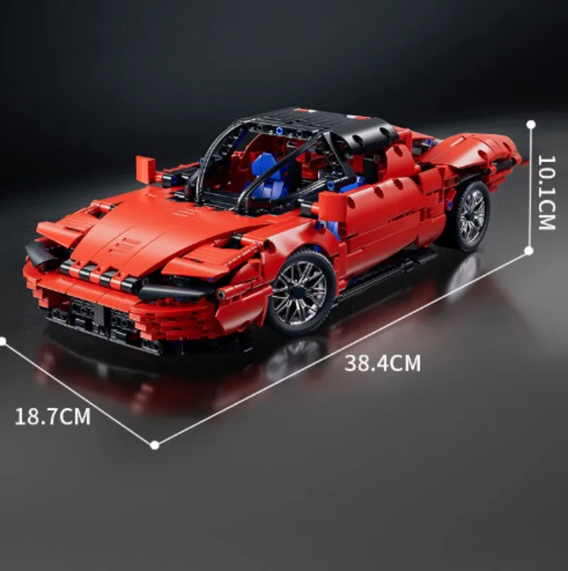 Custom Trendy Educational Toy   - Stress-Relief Toy- 1:14 Sports Car SP3 Technic Model - Educational toy -  For Holiday Gifts