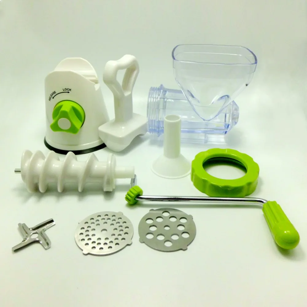 New Household Multifunction Meat Grinder High Quality Stainless Steel Blade +15 pcs/Lot Sausage Casing Length: 30cmm each