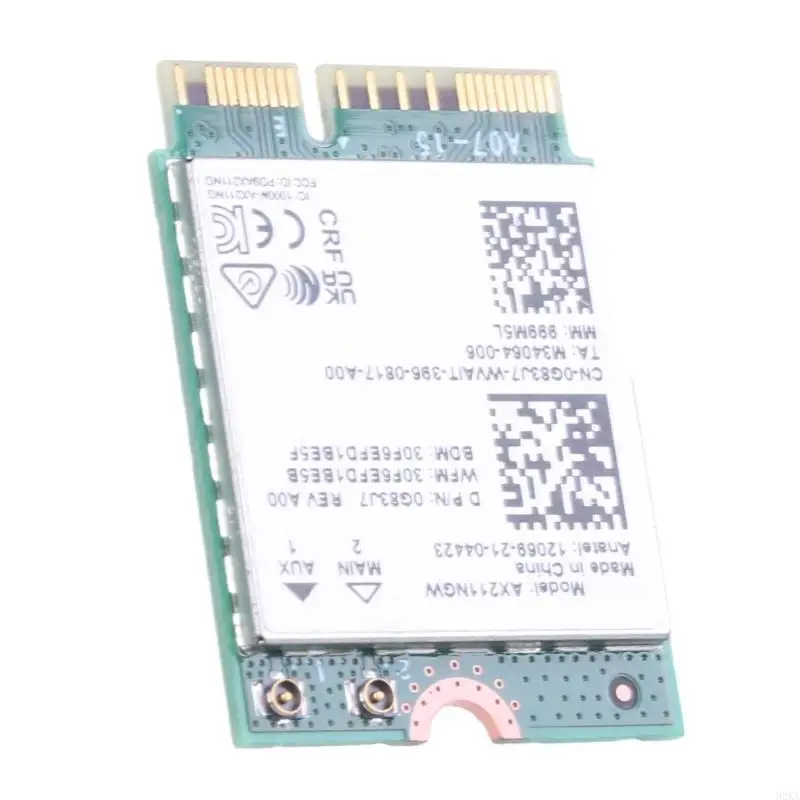 62ka wifi6e ax211ngw tarjeta inalámbrica AX211NGW CNVIO2 BluetoothCompatible 5.3 2.4G/5GHz/6GHz Adaptador red rápida