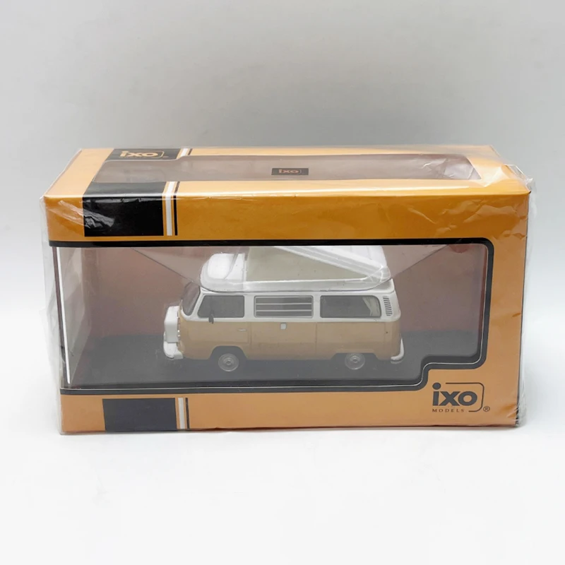 IXO Diecast 1:43 Scale TRANSPORTER T2 1978 Motor Home Alloy Simulation Car Model Adult Collection Decoration Gift Toys Display
