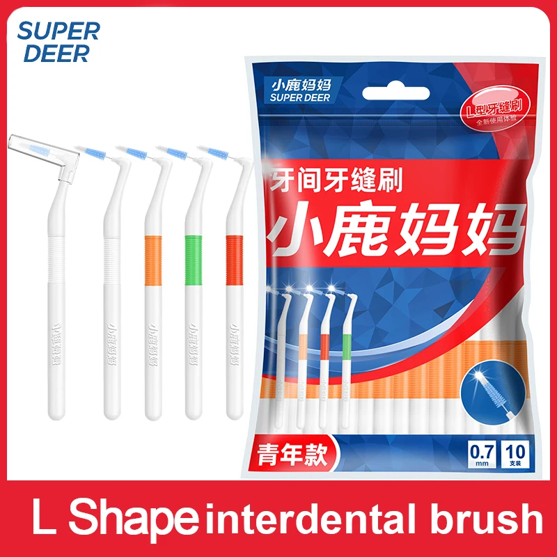 Fawnmum 0.6-1.2mm Interdental Brush For Teeth Cleaning Dentistry Between Teeth Oral Care Toothpick Dental Tool Floss Orthodontic