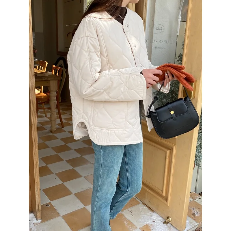 تصميم مريح المعين التماس سترة قطنية خفيفة #6