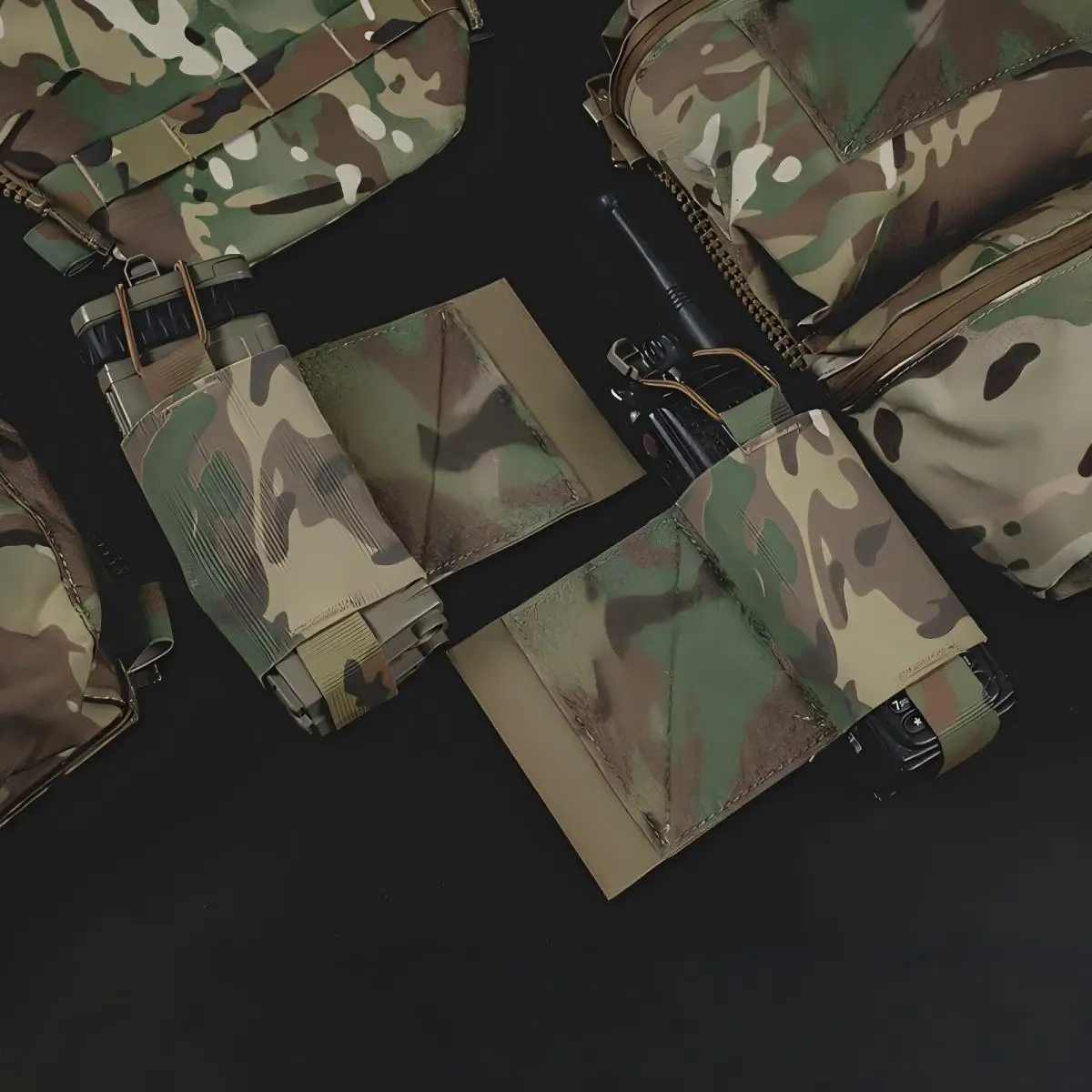 PC V5 V2 Bolsas Laterales MOLLE Universales para Radio y Cargador - imagen 2