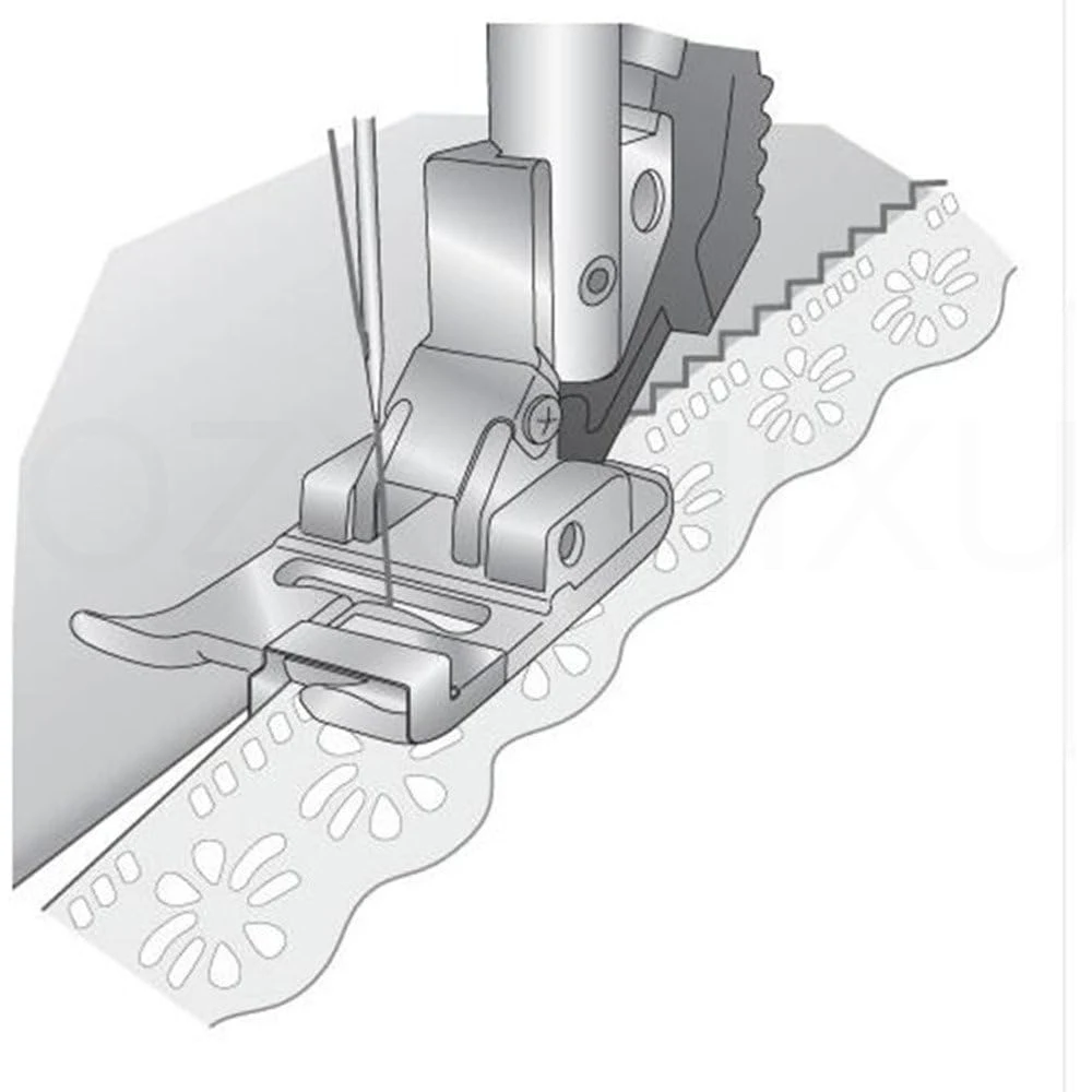 High Quality Snap on Edge-Joining Ditch Foot for Pfaff machines with IDT Walking Foot #820609096 Sewing Machines Accessories