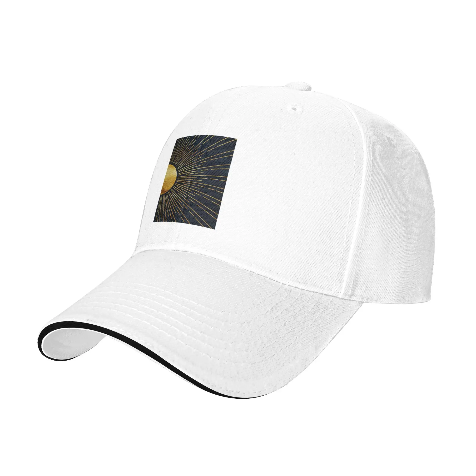 Blue and Gold Cap Fashion Casual Baseball Caps Adjustable Hat Hip Hop Summer Unisex Baseball Hats Customizable Polychromatic